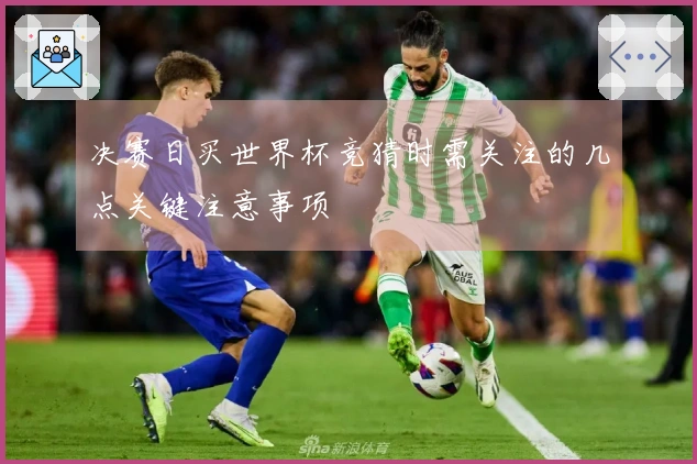 决赛日买世界杯竞猜时需关注的几点关键注意事项