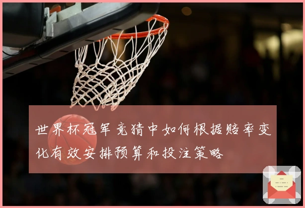 世界杯冠军竞猜中如何根据赔率变化有效安排预算和投注策略