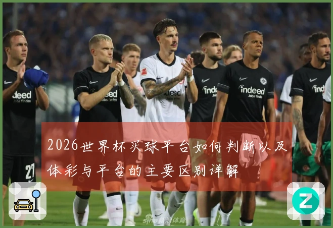 2026世界杯买球平台如何判断以及体彩与平台的主要区别详解